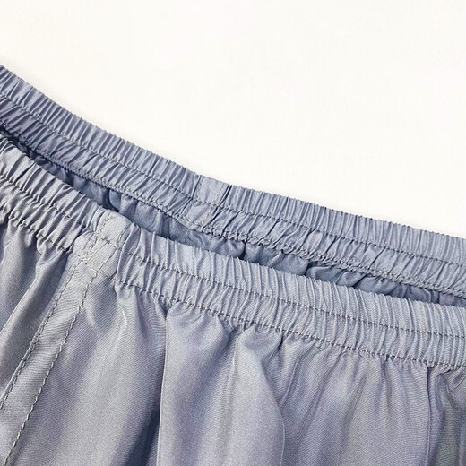 Yimimei schwere Seidenpajama Hosen Maulbeer Seiden Sommer loser Seiden-Männer Beachhose Fünf-Punkte-Shorts Freizeit Home Hosen Hellgrün 13799 Twill One Size 115-165jin [Jin entspricht 0,5 kg]