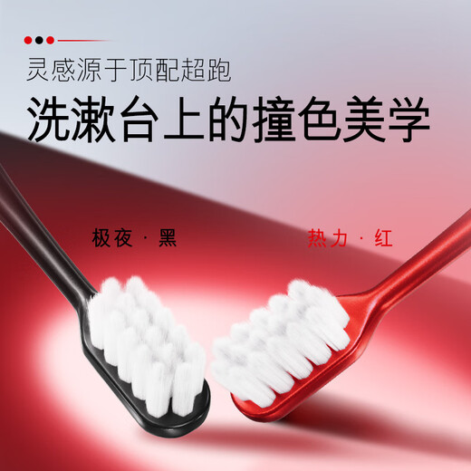 
Colgate [Same Model of Sun Yingsha] Fleece Ginger Protection Toothbrush High-density Ultra-fine Soft Bristle 2 Toothbrushes Couple Independent Packaging