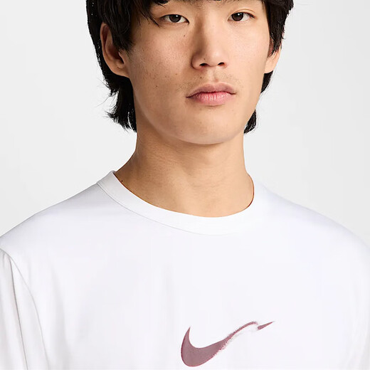 耐克（NIKE）男子AS M NK DF UV HYVERSE SS OPP2针织无领短T HV4882-100 M