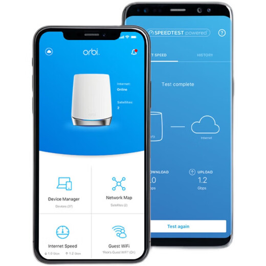 Netgear (Netgear) US RBK753ORBI752 Router WiFi6 Gigabit Mesh Distributed RBS750 Boxed Two-RBK752