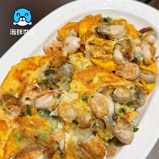 Seafood Family frozen oyster meat net weight 1.6 Jin Jin equals 0.5 kg 60-70 pieces/bag oyster meat hot pot barbecue ingredients fresh seafood