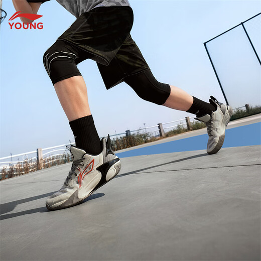
Li Ning Children's Shoes Children's Basketball Shoes Men and Women Big Children's Wind Shadow 2.0 Cushioning and Resilience Stabilized Support Sports Shoes YKBU072 [Big Mesh] Light Lime/Rutter Gray-19 36