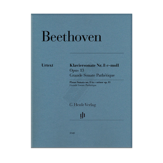 [Promotion] Beethoven Pathosome 8th Piano Sonata in C mineur OP13 Henle Original Music Score Examination Book Beethoven Piano Sonata No8 Grande Pathetique HN1348 Single Livre plein volume