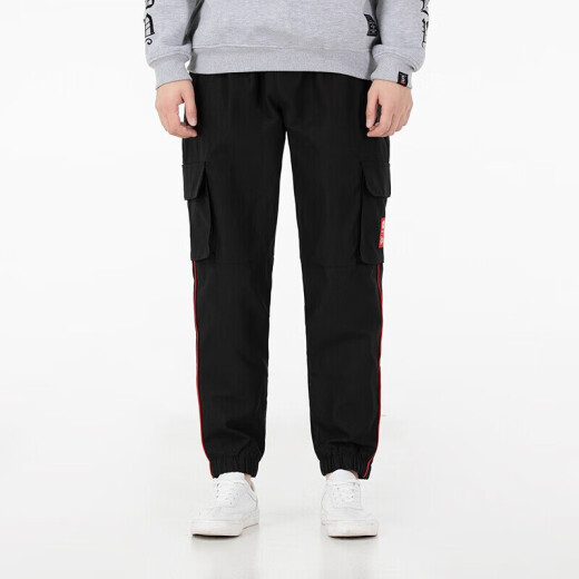 阿迪达斯 （adidas）裤子男裤春秋款运动裤休闲工装裤休闲长裤 HC9715黑色 S
