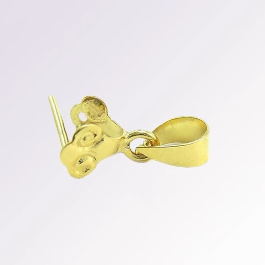 18K gold glossy melon seed buckle, plum blossom buckle, striped buckle, Ruyi Xiangyun buckle, thin jade gold buckle, plum blossom buckle, large size, pure 18K gold (10 for fake ones)