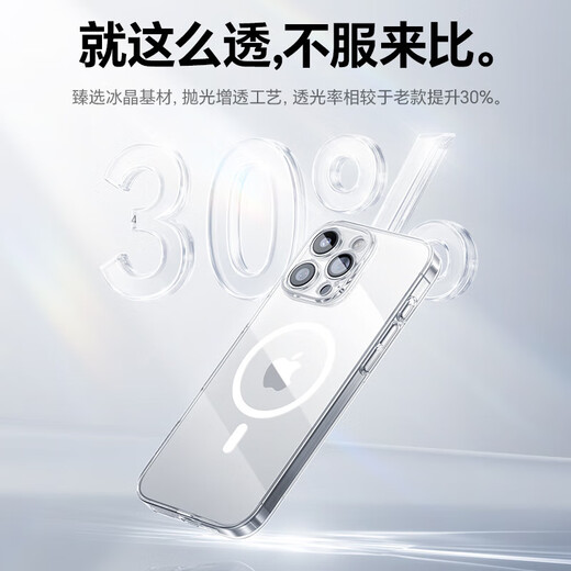 Beisi [really not yellowing 丨ice-transmissive heat dissipation] suitable for iPhone 16pro mobile phone case Apple 16pro protective case Magsafe magnetic charging ultra-thin anti-fall lens full package