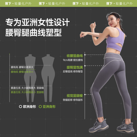 Underbanana shark pants for women under base yoga pants for women with belly-tightening and hip-relief elastic Barbie pants for exercise quick drying Spring and summer new style