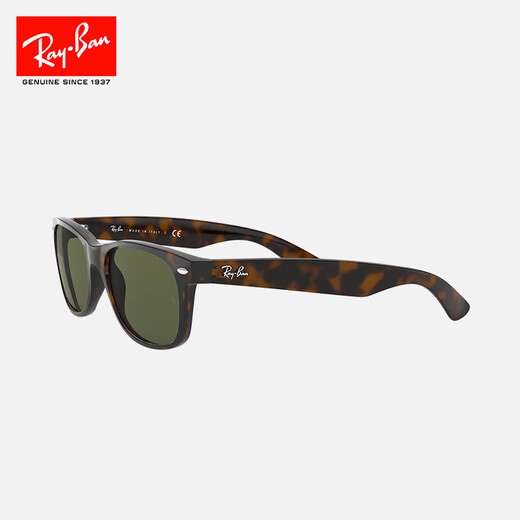 雷朋（RayBan）太阳镜男女款方形徒步旅行者镜框复古舒适墨镜0RB2132F可定制 902L玳瑁色镜框绿灰色镜片 尺寸55
