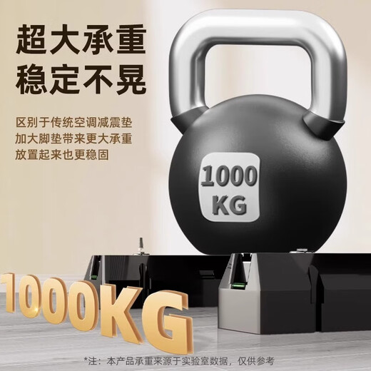 Beishi Air Conditioner Outdoor Unit Shock Absorbing Pad Central Air Conditioning Noise Reduction Sound Isolation Bracket 1-5P Universal Anti-slip and Shockproof Base Universal Bracket Sound Insulation Artifact Household Practical 2 Sets Instant Discount of 20 upon Order