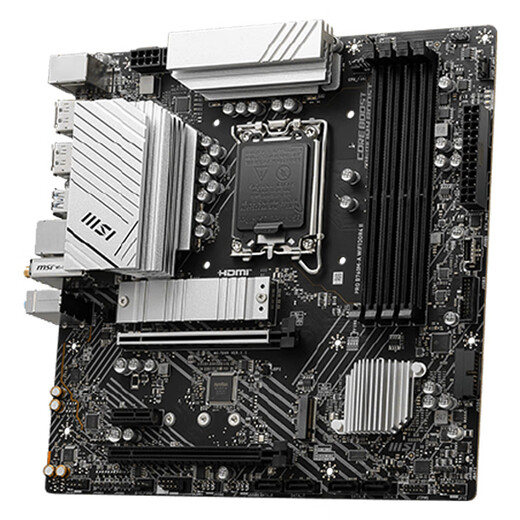 MSI (MSI) 12/13/14. Generation CPU Motherboard Set I3 13100F 14100F 12100F gestreutete Tabletten Pro B760M-A WiFi DDR4 II I3-12100 gestreutete Tabletten
