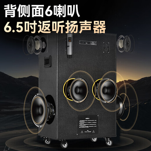 夏新（Amoi）家庭ktv音箱套装ok-60抖音2025年新款家用户外点唱机卡拉ok功放一体机广场舞音响带显示屏动态谱 【三低音】七分频15吋重低音25喇叭500G内存