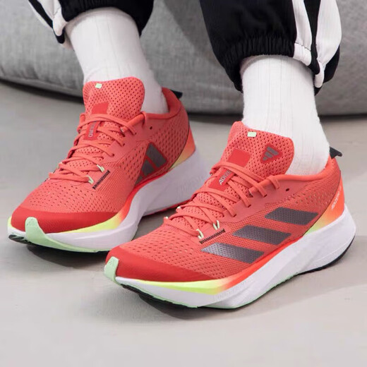 Adidas / adizero Boston pour femmes amorties Boston Marathon Running Shoes IG3325 HQ1349_BLACK et White_men's Model_ 36_220mm