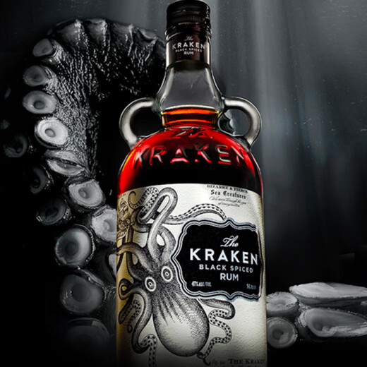 
Kraken North Sea Giant Demon and Fragrance Black Rum Rum Foreign Liquor Beverage Base Wine North Sea Giant Demon and Black Rum 700mL 1 Bottle Single Bottle