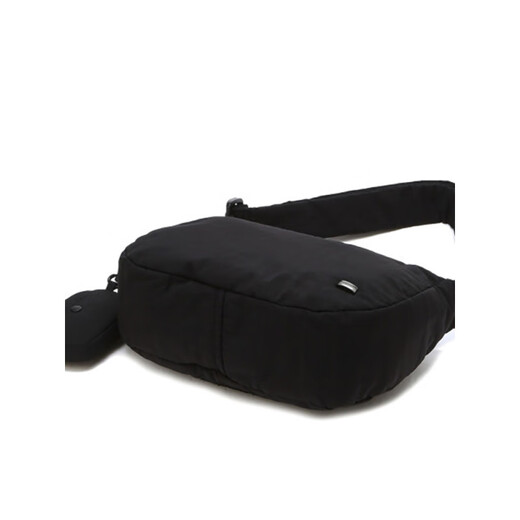 哈吉斯（HAZZYS）时尚包包春夏潮流休闲斜挎包街头风单肩包男 黑色