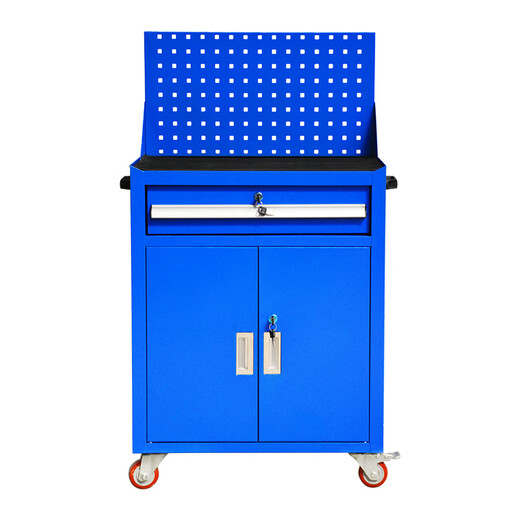 Sailoto heavy-duty tool cabinet drawer-type tool cart auto repair cart repair multi-functional factory workshop worker 110J standard single draw 0:8 blue + standing