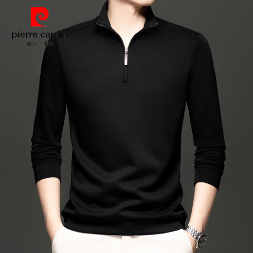 Pierre Cardin Camiseta de manga larga para hombres de primavera y otoño de la primavera y otoñal.
