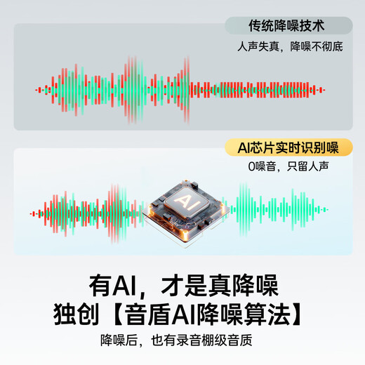 Maono T5 wireless lavalier microphone one-to-two AI noise reduction mobile phone live broadcast short video outdoor vlog microphone professional tuning mini radio microphone Shamko Type-c version one-to-two with warehouse (yellow warehouse)