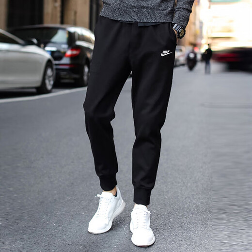 耐克（NIKE）男装运动套装2025本命年红色时尚套头衫卫衣休闲针织长裤男2件套 FN3889-657+FQ4331-010 M