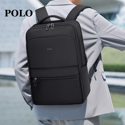 POLO men's business backpack men's 15.6/16-inch computer bag school bag commuting business trip large capacity backpack