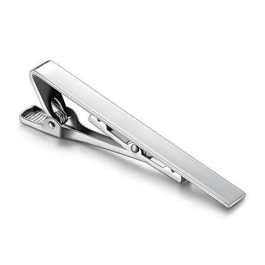 Hermoso clip de plata de plata dorada para hombres