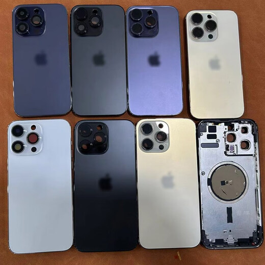 Z is suitable for Apple iphone14pro14promax middle frame back cover assembly original disassembly rear shell glass 14promax purple back cover assembly national bank original disassembly 9