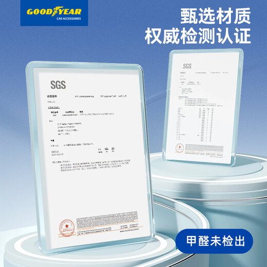 Goodyear tpe car floor mats are suitable for Tesla's new Model 3 accessories TPE floor mats Denis set 9-piece set