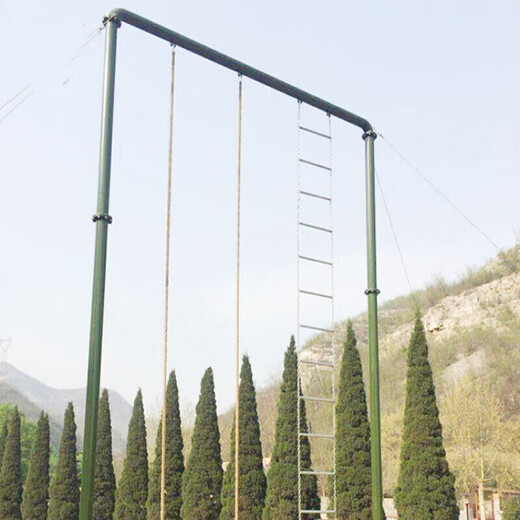 
Not stopped rope training frame climbing pole climbing ladder climbing frame height 8 meters wide 4 meters 114 pipe (excluding installation) WZHL-12604