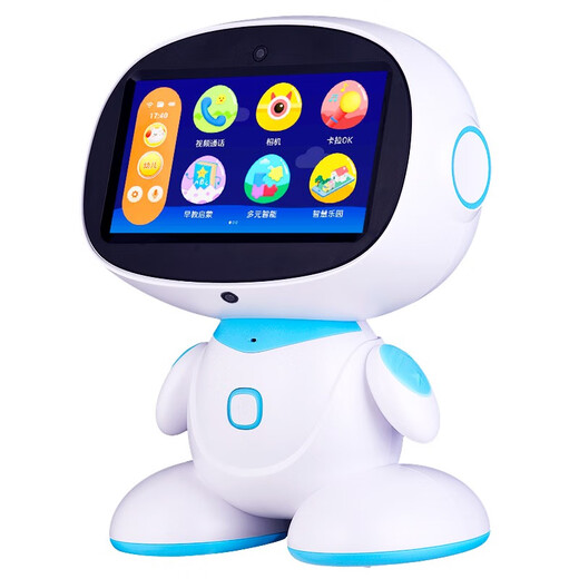 聪贝星儿童智能机器人学习机宝宝wifi对话早教机小孩幼儿故事机玩具礼物 安卓唤醒APP版粉色32G+双话筒+