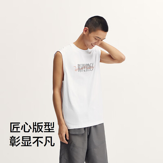 森马（Semir）背心男宽肩无袖t恤青少年宽松运动坎肩夏季内搭上衣101324102103