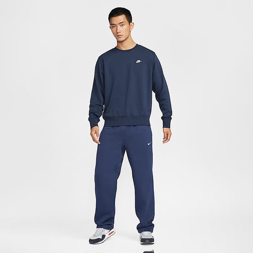 Nike (NIKE) YY Shengdao Sports 2025 Spring Men's Knitted Fashion and Versatile Sports and Casual Sweatshirt FN3889-451 S