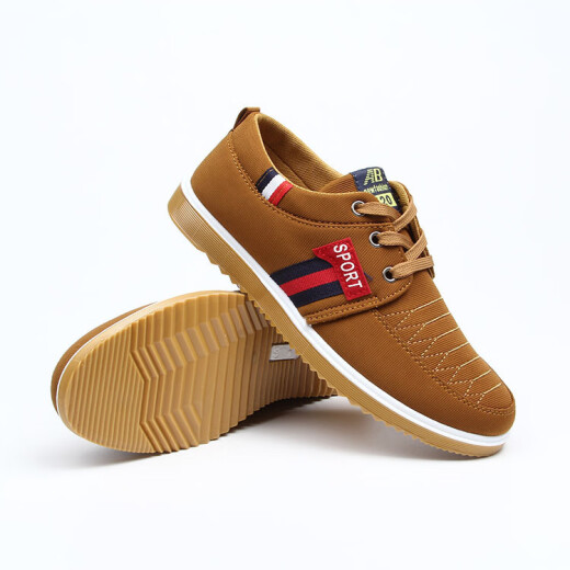Suba Mo Spring y Autumn Beef Tendon Sole viejos zapatos de tela Beijing Beijing sin deslizamiento para hombres zapatos de trabajo de desgaste resistente zapatos casuales zapatos de papá zapatos de papá 878 azul 43