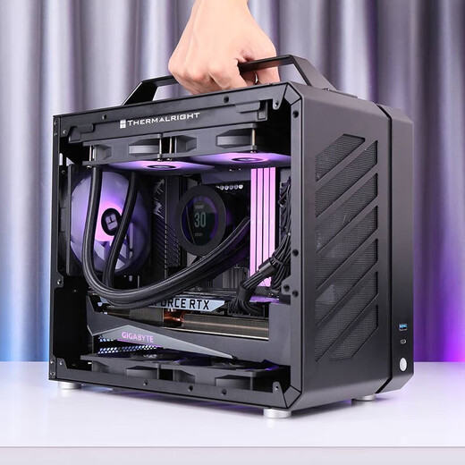 Gigabyte R7 9800X3D/RTX5080/5070Ti graphics card desktop assembly computer game small console Mechanical Master C28 small sugar cube portable mini configuration optional 5 9800X3D/32G/1TB/5070Ti