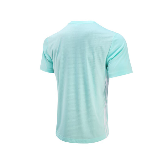 
adidas men's football uniform short-sleeved t-shirt DIY printable number custom jersey competition training team uniform Mint green JW9921 3XL (190/116A)