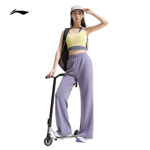 Lizenzmikroflockenhosen für Frauen 2025 Sommer neue Fitness-Serie Mode hautfreundliche und komfortable Sporthosen AKLv718 Crow Grey Purple-2 XL