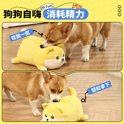 HuanChong.com pet dog toy for dogs to play with to relieve boredom, self-pleasure, resistant to chewing, grinding teeth, making sounds for puppies and puppies, dog walking and amusing tool