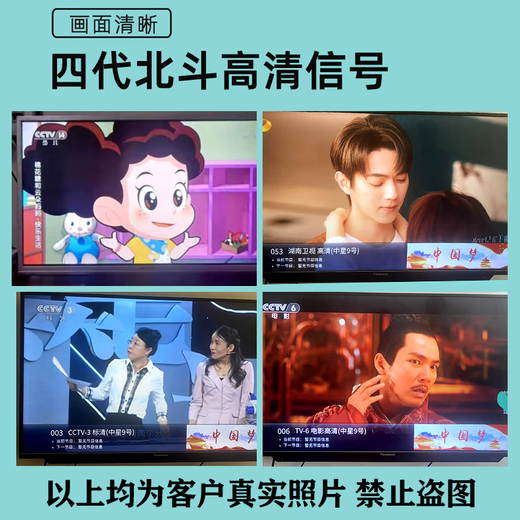 天诚电视信号机顶盒子六代北斗户户通城乡通用全套高清接收机 88个频道【村村通全套设备】高清