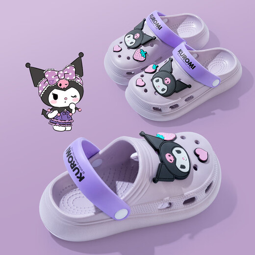 Pig Dad Chaussures de trou pour enfants pour filles Summer Indoor Home Non-Slip Baby Girl 2025 Nouveaux enfants à mi-part