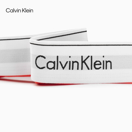 Calvin Klein内衣【明星同款摩登引力带】女士ck提花比基尼三角内裤女F3787AD VO3-胭脂红 1条 M