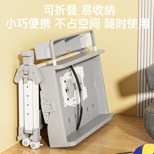 Jiexingguan Windel Tisch Babypflege Tisch Baby Windel Windel Windel Windel Tisch Berührungstisch Baby Operationstisch Streifer leer hoch und niedrig einstellbar + universelles Rad + faltbar