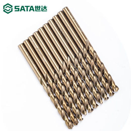 SATA 10-piece set of straight shank cobalt twist drills 4.2 MM 52342