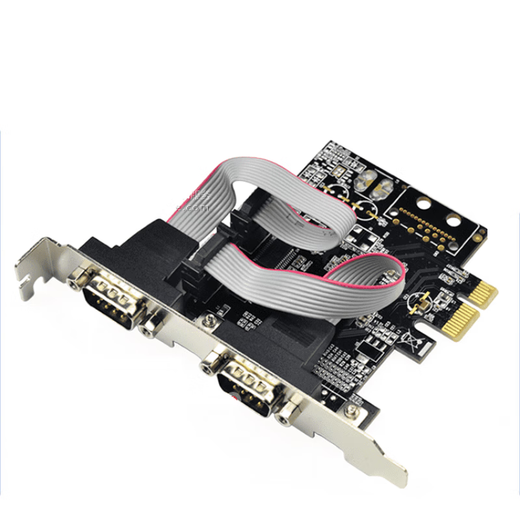 XIBA FG-EMT03C PCI-E2 PORT RS232 SERIAL-PORT-Expansionskarte 9-Pin COM-Karte E1-PCE99100-2S FG-EMT03C-1 (MCS9922 CHIP)
