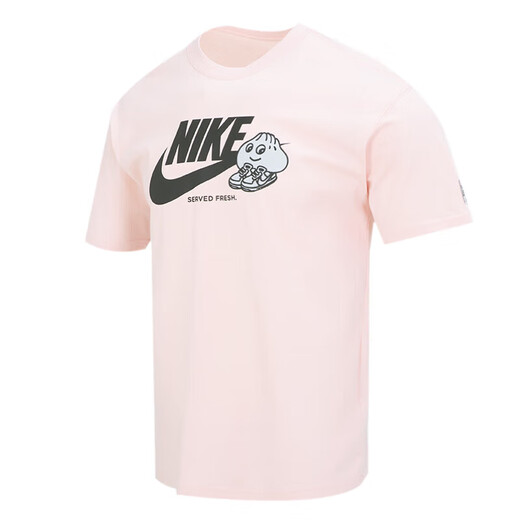 Nike (Nike) Offizielles T-Shirt-Kleidung für Männer und Frauen 25 Frühlings- und Sommer-New Sportswear Running Print Casual Lose Paar Runde Hals Kurzärmel FB9804-686/gleiche Stil für Männer und Frauen/Single-Stücke L 175 (empfohlen 130-150jin [Jin gleich 0,5 kg]))