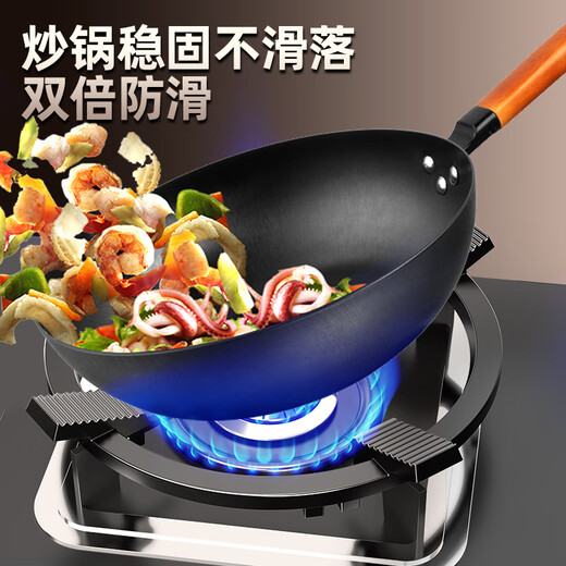 Behind-the-scenes hero gas stove bracket anti-slip bracket wok rack thickened cast iron gas stove bracket kitchen stove stand support cooking bracket four-claw five-claw universal style