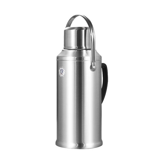 Pot térmica Hogar Thermos Termos de acero inoxidable Termos de vidrio Termos de gran capacidad para el dormitorio de estudiante LB Sudiro 826 Cubierta plana 3.2ll (enchufe de pegamento + enchufe de madera/ enchufe/