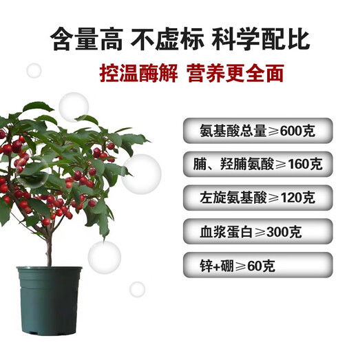 Plasma protein leaf fat fish protein amino acid fruit tree vegetable coloring beautiful fruit germination and seedling increase production water-soluble fertilizer Australian brand 1200g * 12 bottles