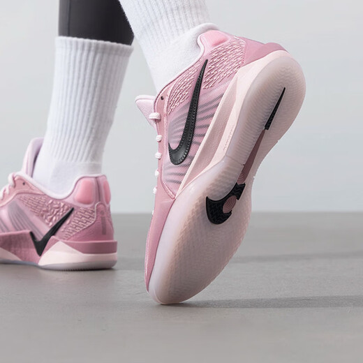 耐克（Nike）篮球鞋男鞋女鞋夏季新款SABRINA 2实战缓震运动鞋轻便透气休闲鞋 FZ1517-601泡沫粉/元素粉/黑 40.5