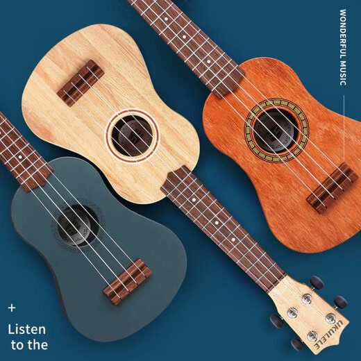 Schöne Gitarre furneer ukulele Anfänger männliche und weibliche Studenten Erwachsene Kinder Anfänger Selbststudie kleine Gitarre 23 Zoll 21 Zoll Graffiti Farbe + Geschenkpaket + Unterrichtsvideo 21 Zoll