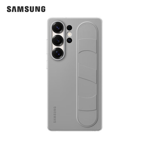 三星（SAMSUNG）Galaxy S25Ultra 原装立式腕带保护壳  多功能手机套 s25ultra原厂保护套 灰色