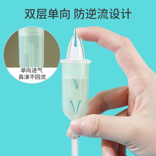 Care1st宝宝手拉吸鼻器婴儿吸鼻涕器掏鼻屎洗鼻器新生儿童鼻塞通鼻非电动