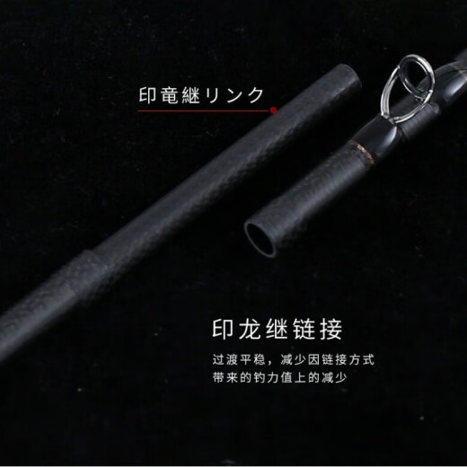 蕾迪熊（LEIDIXIONG）赛博路亚竿导环超轻虫竿鲈鱼鳜鱼竿黑坑野钓高感度直枪柄渔杆 2.03m S682L-M
